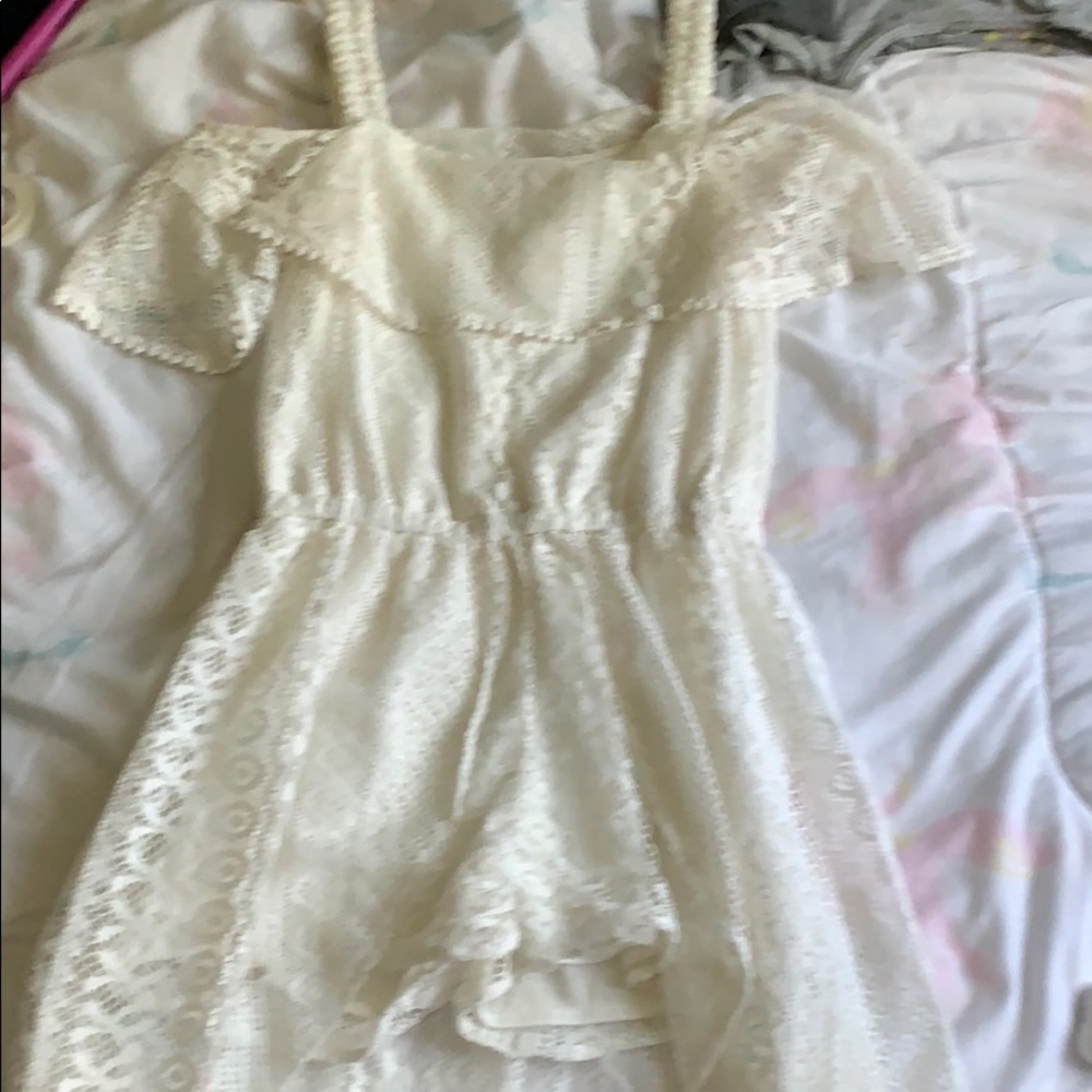 White dress bodysuit